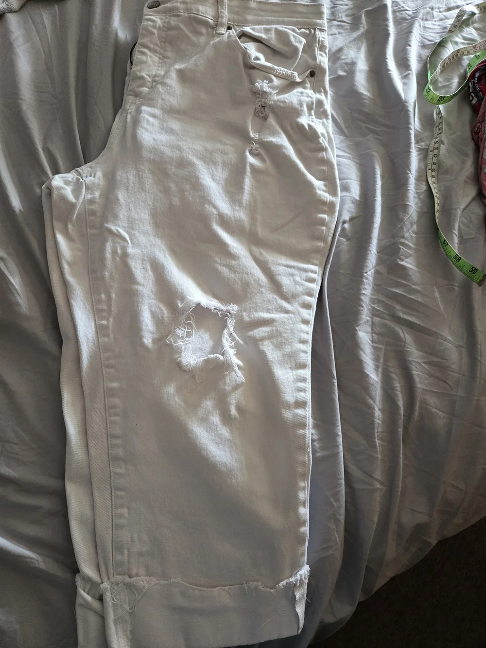 Terra & Sky White Capri Pants 20w - Picture 4 of 5
